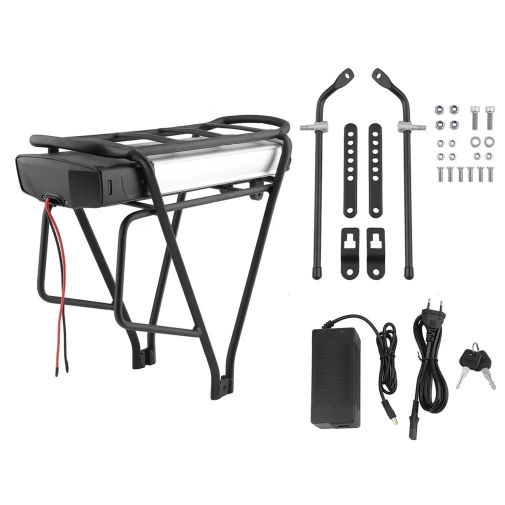 Top (Ship From RU)36V 481W 13000mAh Large Capacity E-Bike Motor Li ion Battery Pack With Rear Luggage Rack Universal for E-Bike 0 Top (Ship From RU)36V 481W 13000mAh Large Capacity E-Bike Motor Li ion Battery Pack With Rear Luggage Rack Universal for E-Bike 0