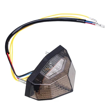 

DHBH-Motorcycle LED Brake Lights Modified Driving Lights Electric Vehicle Scooter Rear Lights Off-Road Warning Lights