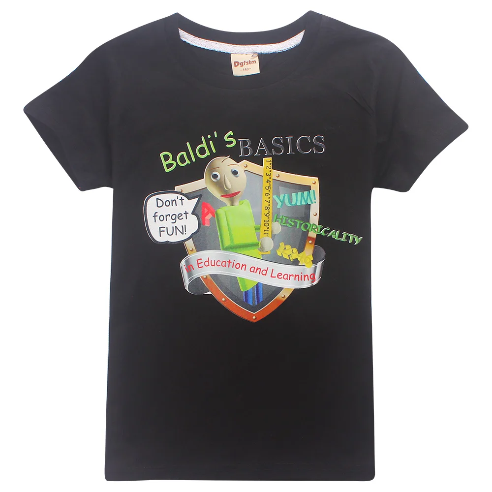 T8426-black Новинка; Baldi's Basics; толстовки с героями мультфильмов; Детские футболки; топы; спортивная одежда для маленьких мальчиков; толстовки с капюшоном для девочек и мальчиков; Рождественские толстовки с капюшоном для девочек - Цвет: T8426-black