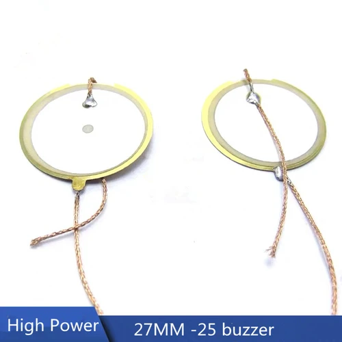 압전 세라믹 양면 부저, 초음파 피에조 세라믹 고출력 부저, 27mm-25 21.5, 2 개/로트 3
