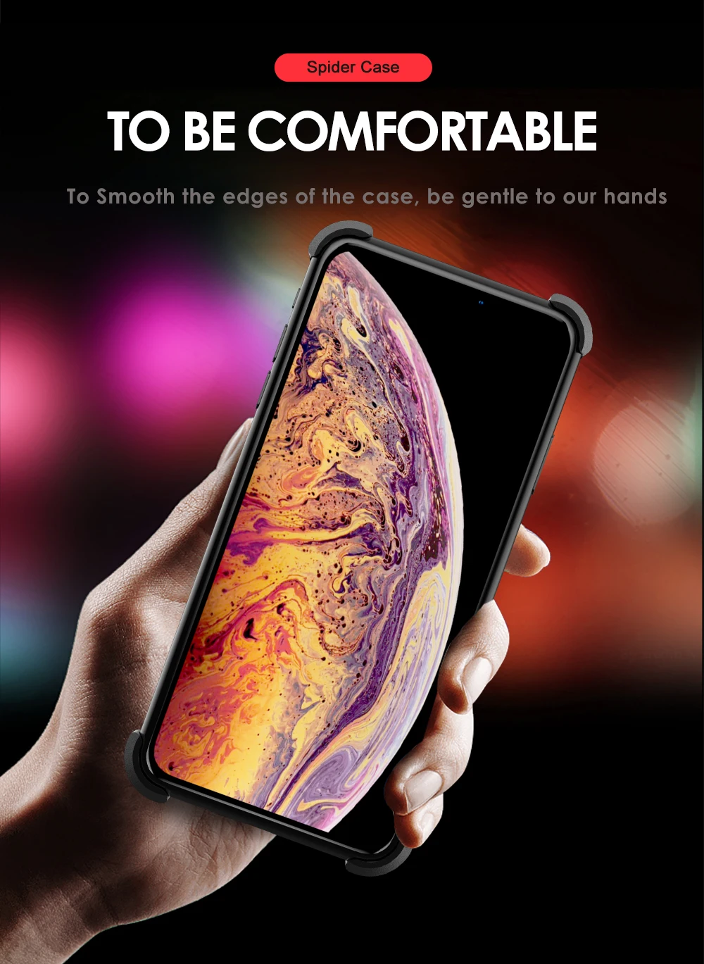 Противоударный защитный чехол для телефона с изображением паука для iphone 11 pro max, силиконовый гибридный жесткий чехол из поликарбоната