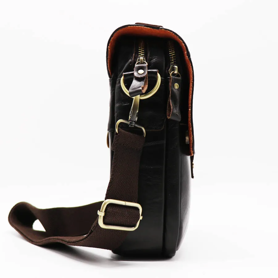 Мужская сумка Кроссбоди из натуральной кожи с ручкой сверху| |