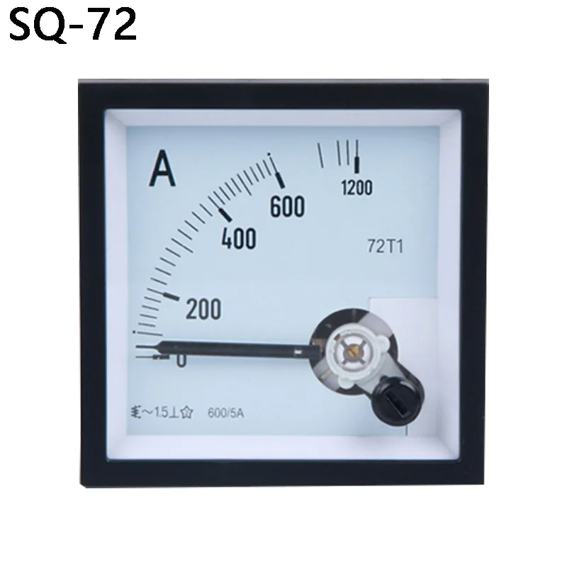 

1PCS SJ-72 CP-72 SQ-72 CZ-72 AC 1A 5A 10A 20A 30A 40A 50A Accuracy Analog Panel Meter Ammeter Amperemeter