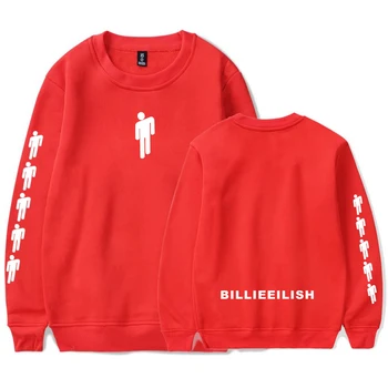 

Billie Eilish Sleeveless Hoodie Women's Black Fashion Autumn Latest Hooded Hoodie Women's Red Hip Hop Sweatshirt Sportswear hot