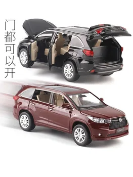 

1/32 Toyota Hanlanda Alloy Model Car Toy SUV Metal Simulation Model Car Light and Sound Model Car