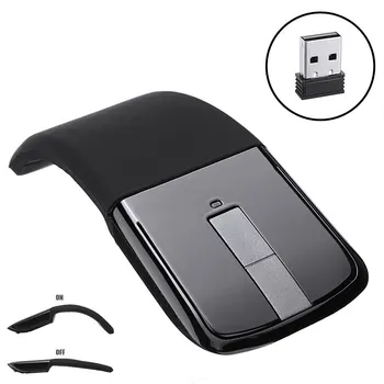 

Foldable Wireless Mouse Ultra Thin Laser Computer Gaming Mice Microsoft Surface USB Mouse Compatible For PC Windows Laptop
