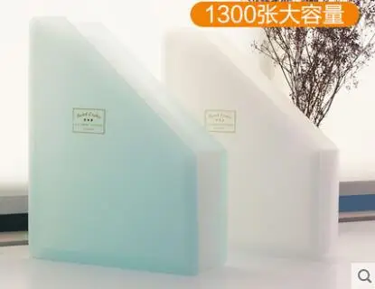 Multi-layer Vertical Organ Folder Office Organizers Magazine Holder Transparent Storage Box Plastic Portable Test Paper Bag