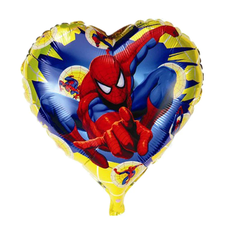 Balloon 1pcs 1 шт шары с изображениями Человека-паука, детские игрушки, детские вечерние шары на день рождения, декорированные и оформленные воздушные шары из алюминиевой фольги с человеком-пауком - Цвет: Balloon 1pcs