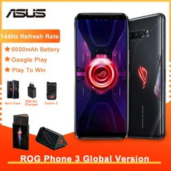 Оригинальная глобальная версия ASUS ROG Phone 3 ZS661KS 5G Смартфон Snapdragon 865/865Plus NFC Android Q OTA обновленный игровой телефон ROG3
