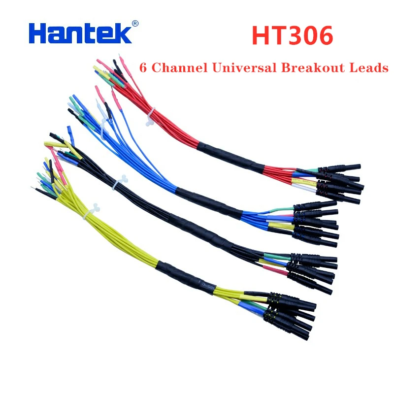 Hantek 6 Channel Universal Breakout Leads/Car Multifunctional Lead
