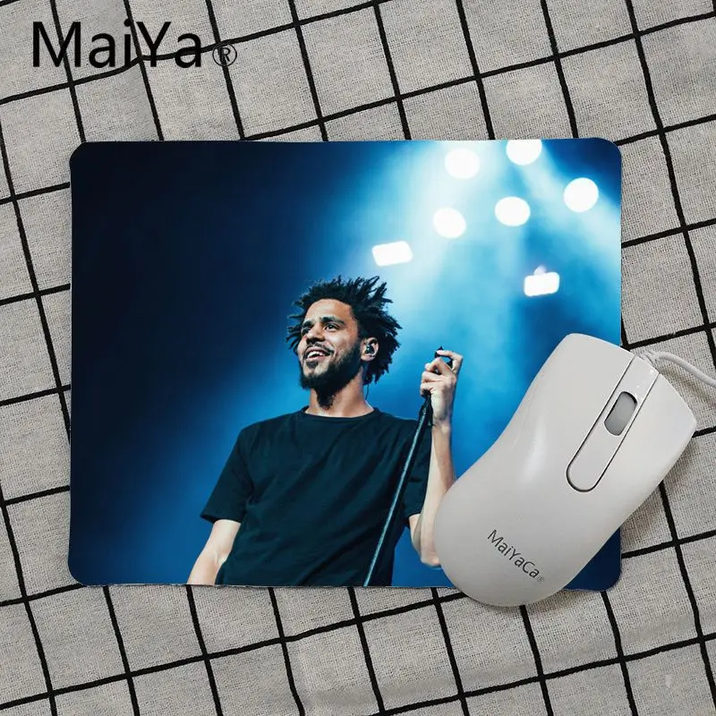 Maiya Высокое качество J Cole Rapper Комфортный коврик для мыши игровой коврик для мыши Лидер продаж игровой коврик для мыши - Цвет: No Lock Edge25x29cm