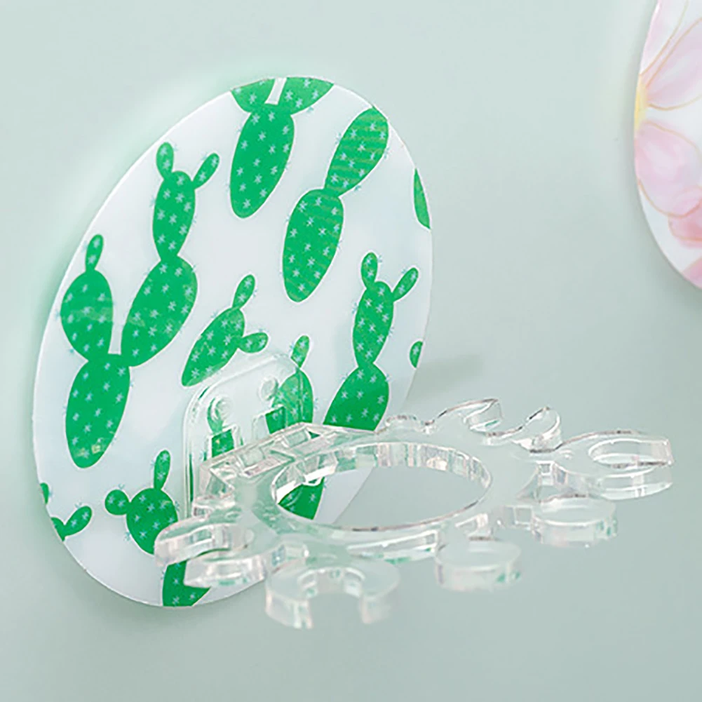 Bathroom Plastic Punch Free Toothbrush Holder Toothpaste Storage Rack Durable Organizer Case Easy To Install