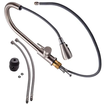 

Single Level Solid Brass Kitchen Faucet with UK Standard Fittings
