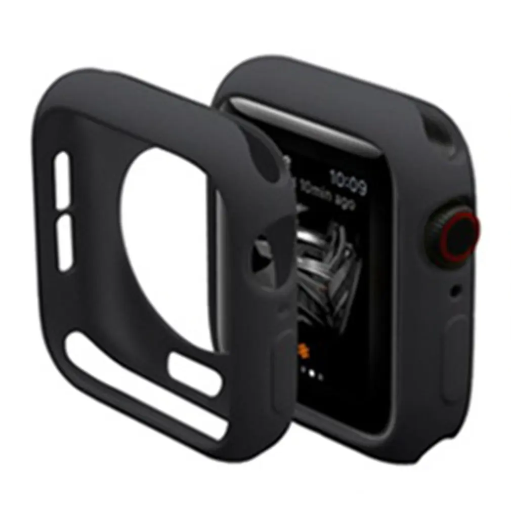 Защитный чехол для умных часов яркого цвета для Apple Watch 1 2 3 4 5, чехол из ТПУ для часов 38 42 40 44 мм