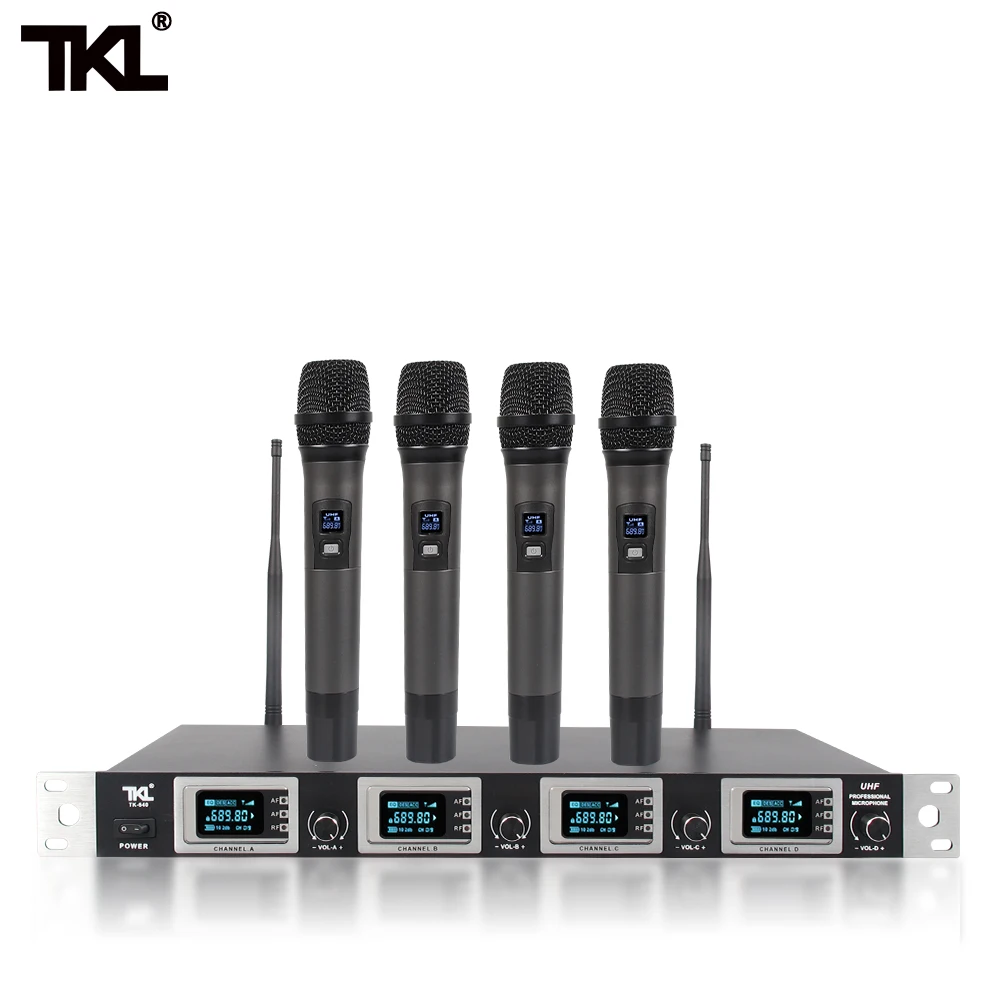 TKL TK640 4 channeles беспроводной микрофон