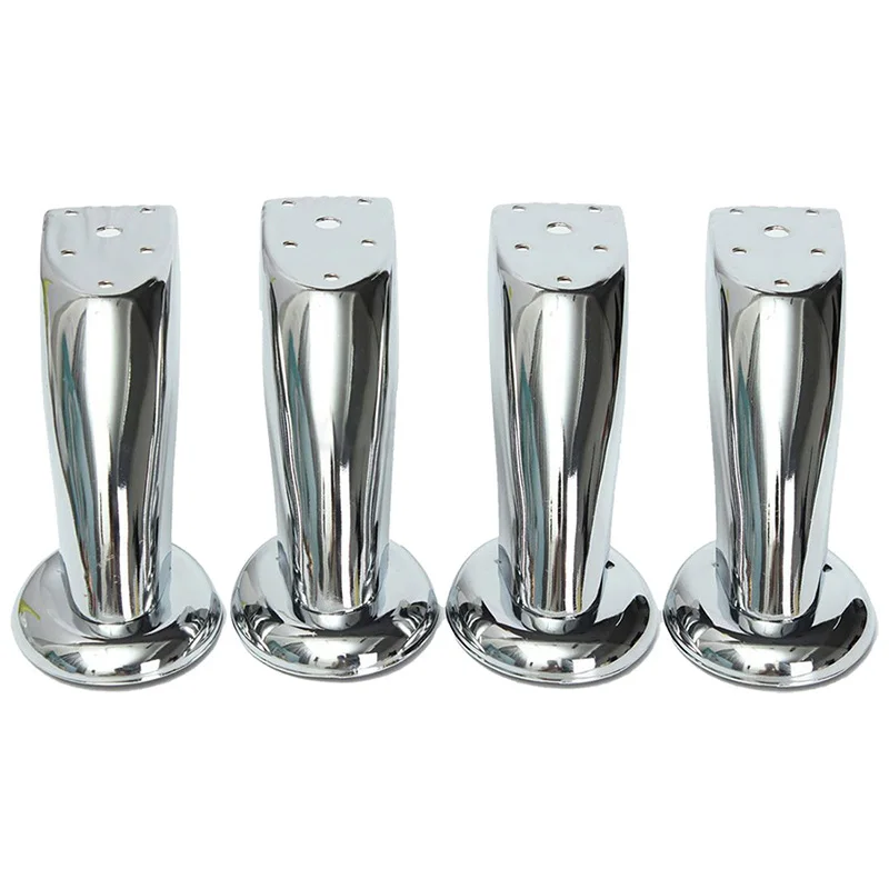 Горячая XD 4Pcs 5 &quotХромированный металлический диван ноги мебель стулья шкаф