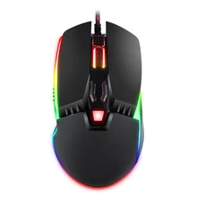 Лидер продаж Проводная игровая клавиатура Мышь 4000 Точек на дюйм 4-Скорость Точек на дюйм регулировки RGB Подсветка для портативных ПК