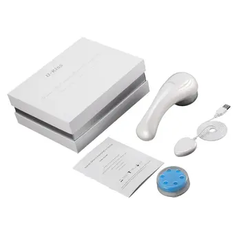 

U-Kiss 3 in 1 Portable IPX-5 Waterproof Electric Sonic Skin Facial Cleaning Brush Vibration for Deep Skin Cleansing