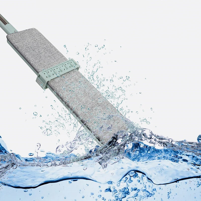 

Hand Free Washing Cleaning Cloth Mop Flat Squeeze Wet or Dry Usage Lazy Mop Automatic Dehydration Mops Home Clean