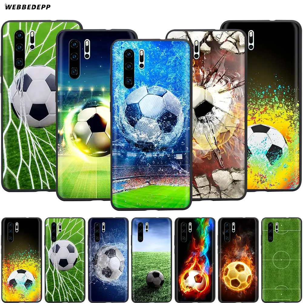 

Webbedepp Football Sports Case for Huawei P8 P9 P10 P20 P30 Lite Pro P Smart Z 2019 2019 Mini