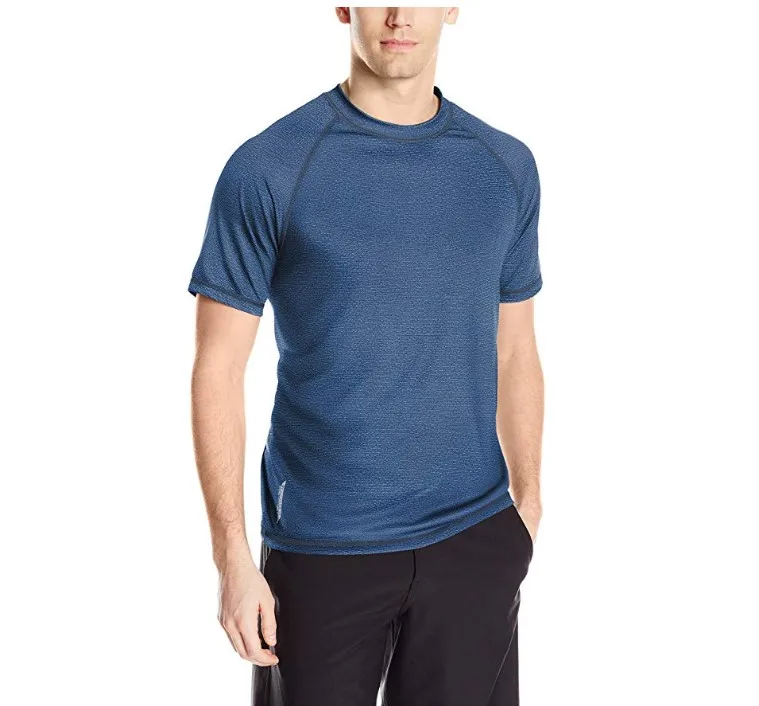 

2020 Men Fishing T Shirt Men's Short Sleeve UPF50 Quick Drying Lightweight Hiking Sports Shirts Fit Shirt USA Size S-2XL