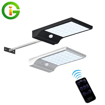 

Solar LED Street Light Outdoor Lighting PIR Motion Sensor Waterproof For Garden Wall Remote Control Energy Saving Street Lamps