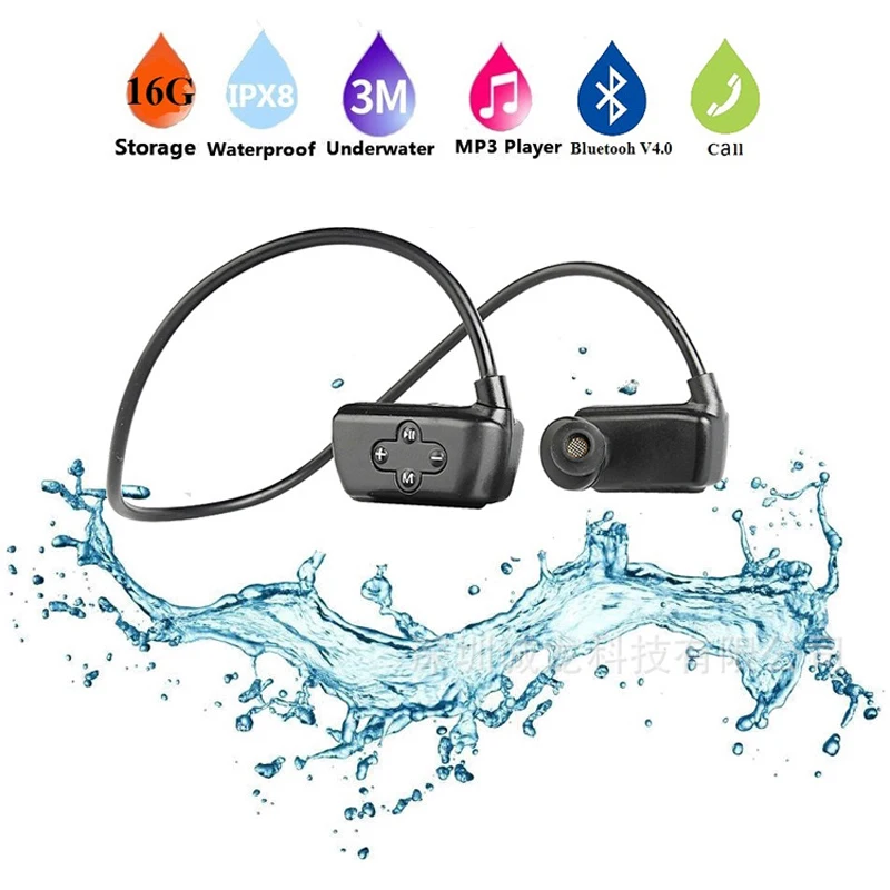 FFYY-новейший 901P Bluetooth водонепроницаемый плавательный Открытый 16G Hifi Ipx8 Спортивный Mp3 музыкальный плеер