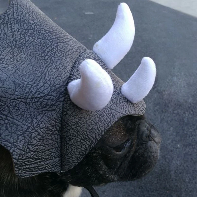 ПЭТ-трицератоп собака шапка с динозавром кошка шапка для собак домашних животных преобразования Кепки Pet головной убор костюм шапка для собак Кепки