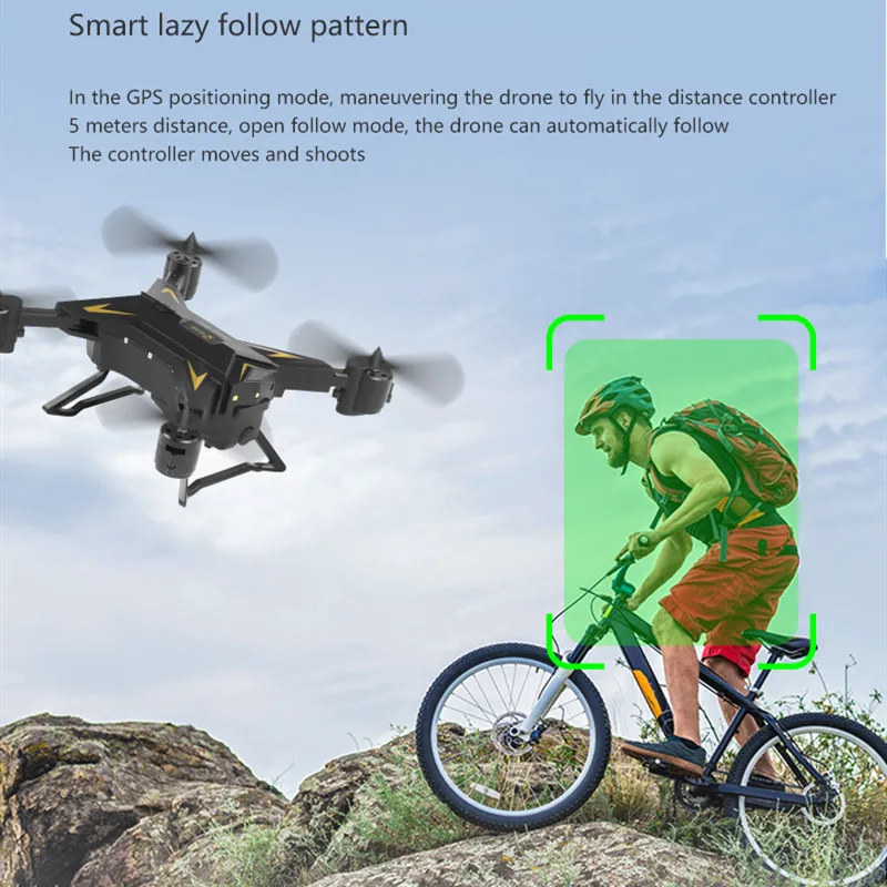 US $104.52 Gps 5g 4k Wifi Fpv Remote Control Rc Quadcopter With Hd Camera 20mins Play Time 2km Long Distance Foldable Rc Drone Toy Gift Toy