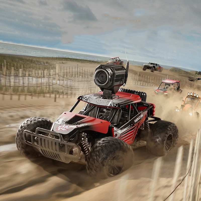

4WD Electric RC Car Off-Road Vehicle High-Speed Mobile Phone Control Real-Time Image Transmission Toys For Kids Children's Gifts
