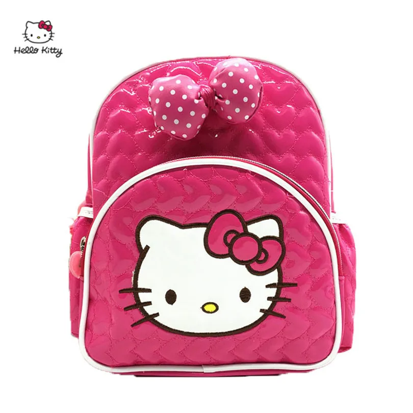 Детский мини-рюкзак HELLO KITTY, женская сумка на одно плечо из искусственной кожи, Многофункциональный маленький рюкзак для девочек, Женский студенческий рюкзак