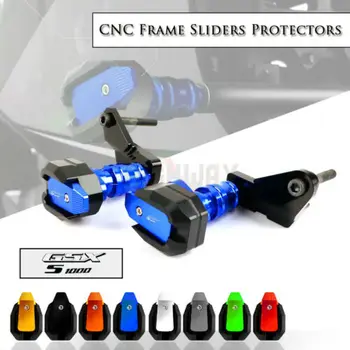 

Motorcycle T Design Falling Protection Frame Slider Fairing Guard Anti Crash Pad Protector For SUZUKI GSXS1000 K9 09-15
