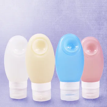 

4 Pack Travel Bottles Sets, Leakproof Silicone Toiletry Tubes Travel Containers Travel Size Bottles Liquid Portable