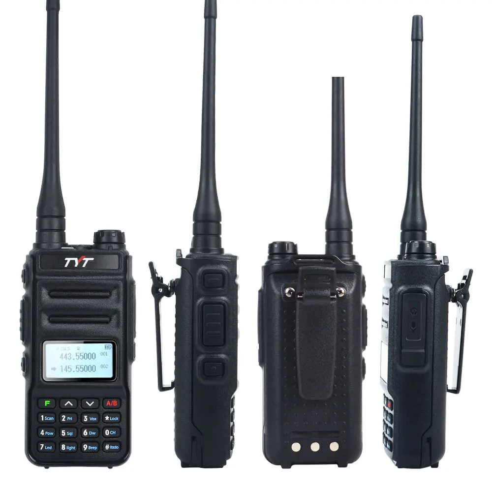 TYT TH-UV88 VOX dual band walkie talkie VHF 136-174MHz & UHF 400-480MHz 5W 200CH Scrambler Portable Two way radio TYT FM Radio