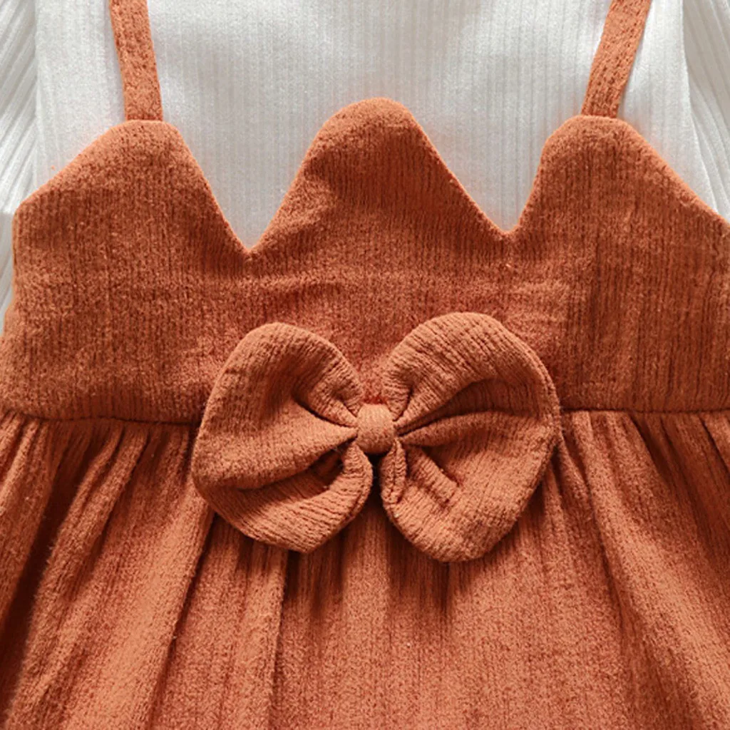 Платье для маленьких девочек детская одежда roupas, одежда для маленьких девочек Полосатые праздничные платья принцессы с бантом в стиле пэчворк L30806