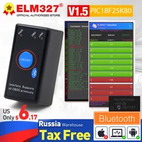 ELM327 V1.5 OBD2 Scanner BT BT ELM 327 Wifi OBD strumento diagnostico per auto per Android / IOS PK Icar2 strumento di riparazione lettore di codice