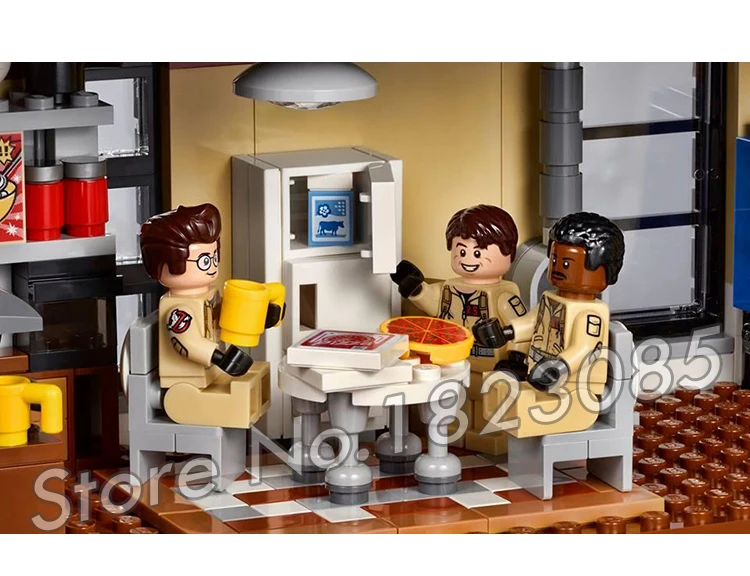 586 шт Ghostbusters Ecto 1 & 2 фильм полицейские машины 16032 фигурки строительные блоки