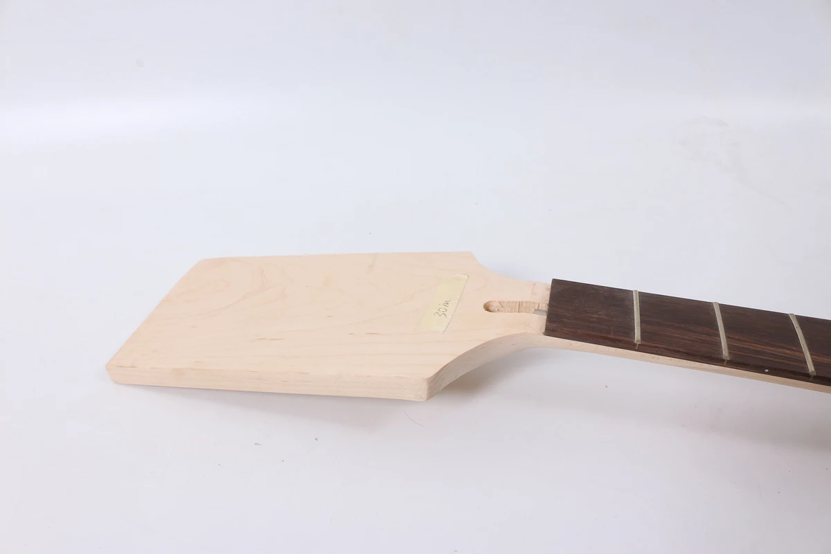 30 pulgadas 24 trastes para niños Cuello de madera de arce para guitarra bajo eléctrico repuesto de palisandro 