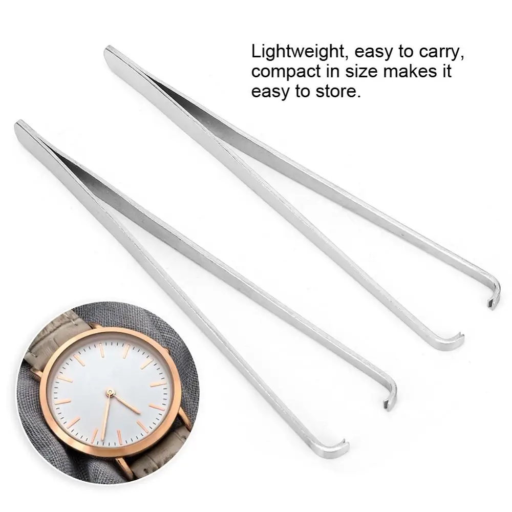 2pcs Stainless Steel Tweezers Watch Minute Second Hour Hand Removal Tool  Manual Hand Remover Watch Repair Tool For Watchmaker - Repair Tools & Kits  - AliExpress