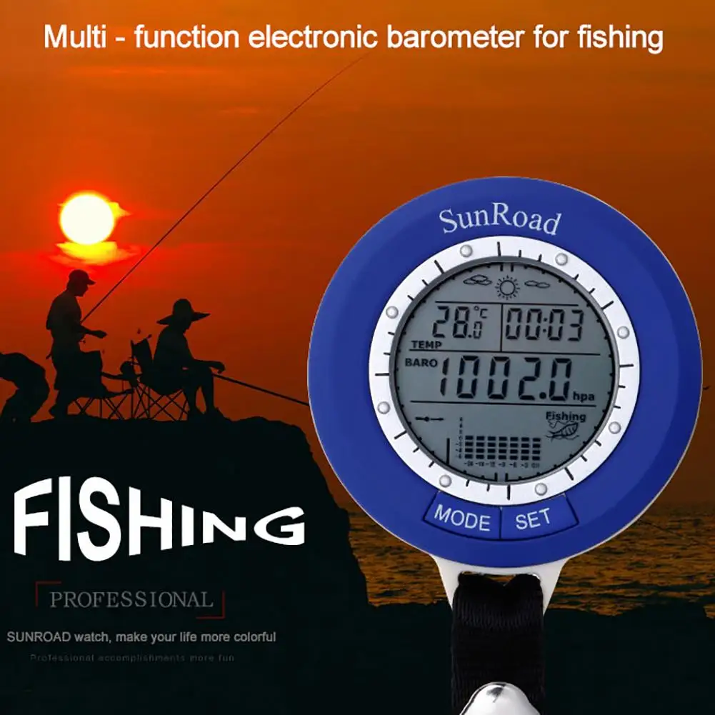 

Sunroad Multi-function Mini LCD Digital Fishing Barometer Altimeter Thermometer