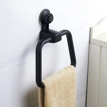 

Vacuum Strong Suction Cup BathroomTowel Ring Convenient Wall-Mounted Towel Holder Punch Free No Trace Household Storage Shelf