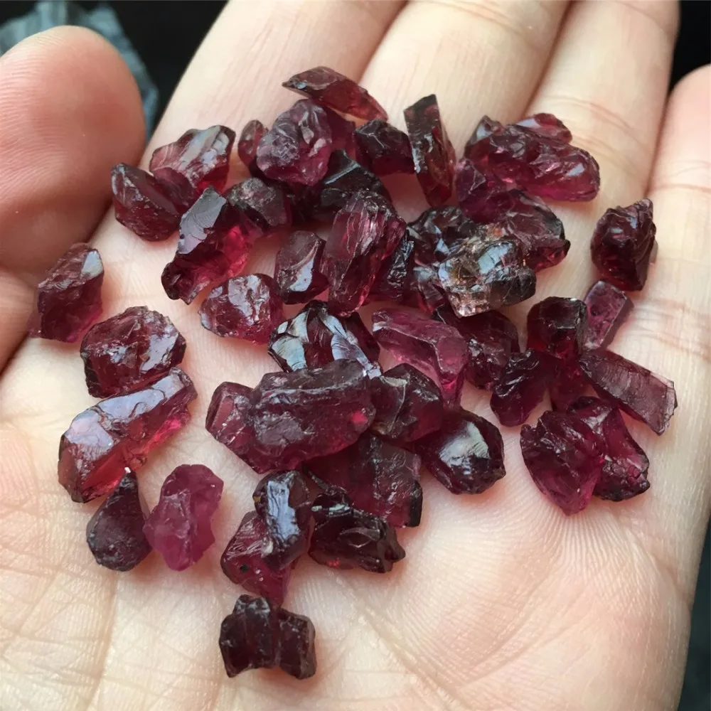 Garnet tumbled stones rough (4)