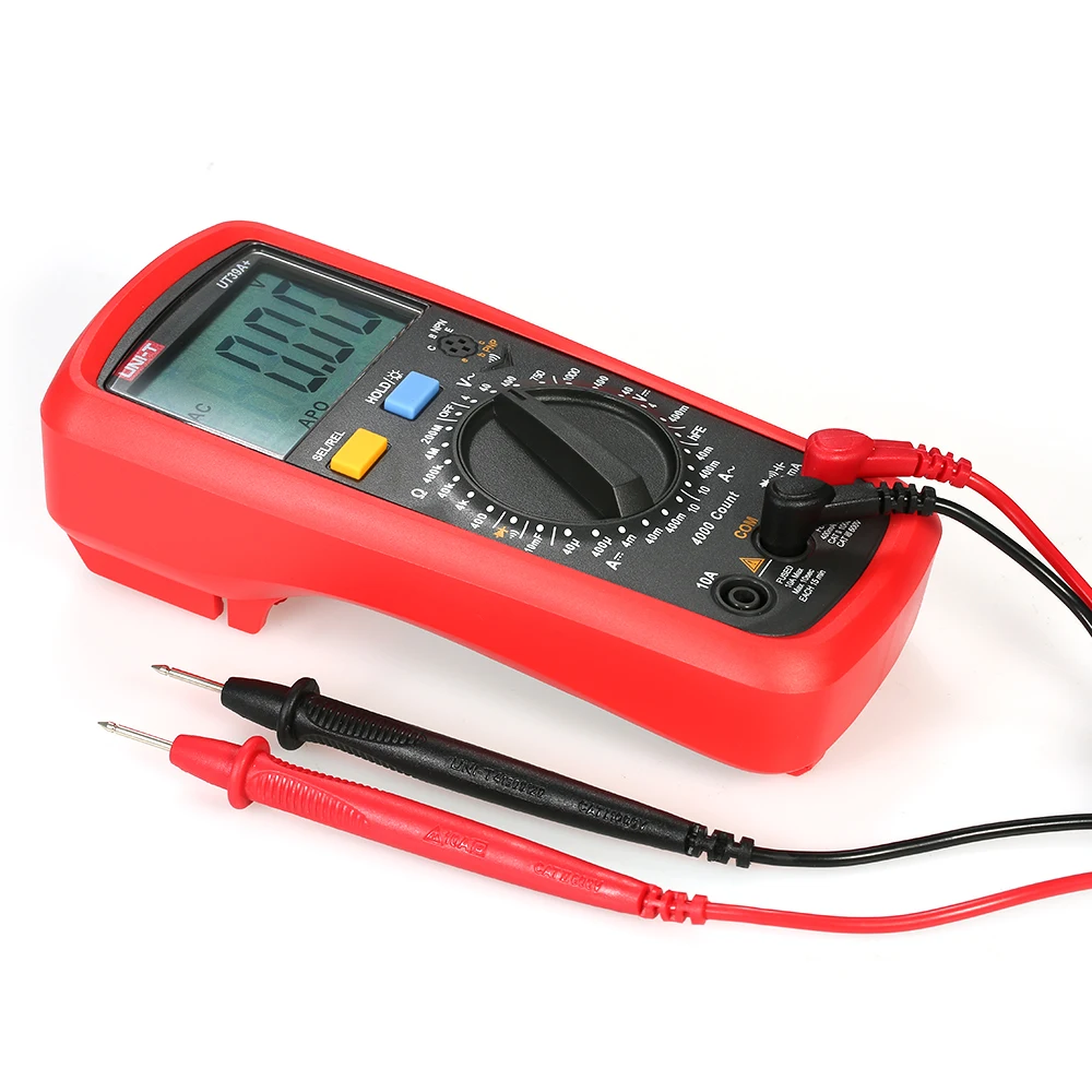 UNI-T UT39A+ ЖК-цифровой мультиметр DC/AC напряжение измеритель тока Емкость Сопротивление диод тестер Вольтметр Амперметр