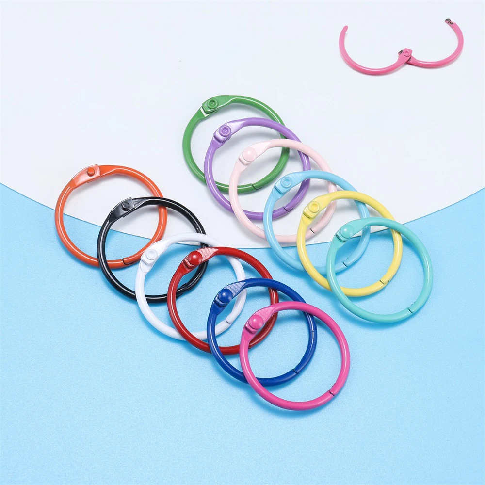 

10 шт. металлический брелок для самостоятельного изготовления ювелирных изделий Аксессуары соединительное кольцо 30 мм