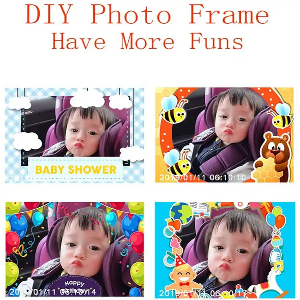 Детская мини камера розовая Цифровая HD цветной дисплей 2 дюйма подарок на день