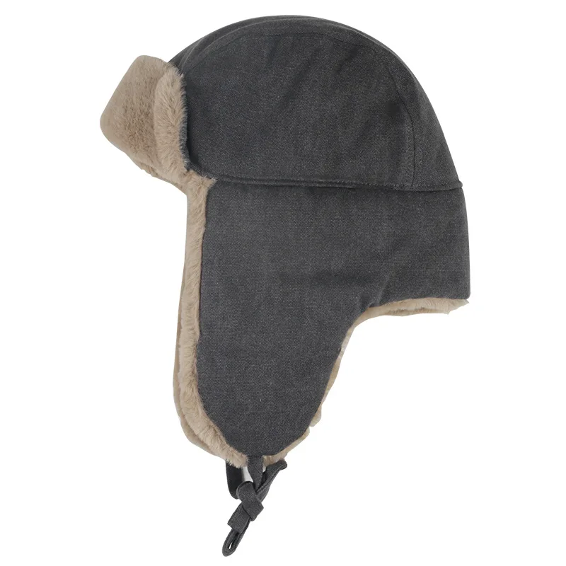mens mad bomber hat Winter Hat Men Fleece Bomber Hats Women Earflap Warm Autumn Skiing Outdoor Accessory leather bomber hats