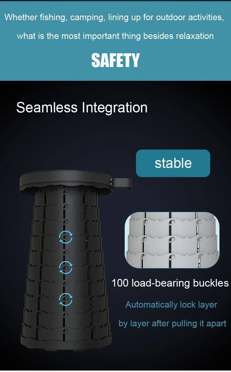 Telescopic Stool Retractable Stool Folding Chiar Fishing Chair Portable Camping Hiking Stool Outdoor Furniture Mini Chair Telescopic Stool Retractable Stool Folding Chiar Fishing Chair Portable Camping Hiking Stool Outdoor Furniture Mini Chair