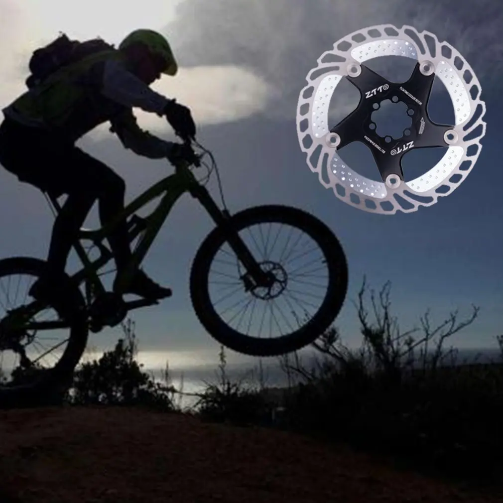 1 шт. MTB велосипеда дисковый тормоз охлаждения плавающий ротор 203/180/160/140 мм 6 Болты ротора катушки, обеспечивающий отсутствие вибрации при горный велосипед RT99 RT86