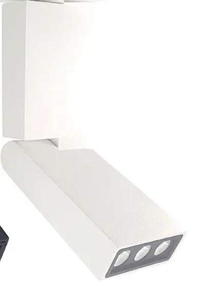 6W White Body Светодиодный прожектор 6 Вт 12 Вт Магнитная лампа для подвесного потолка светодиодный магнитный трек освещение для дома Одежда обувь магазин - Испускаемый цвет: 6W White Body