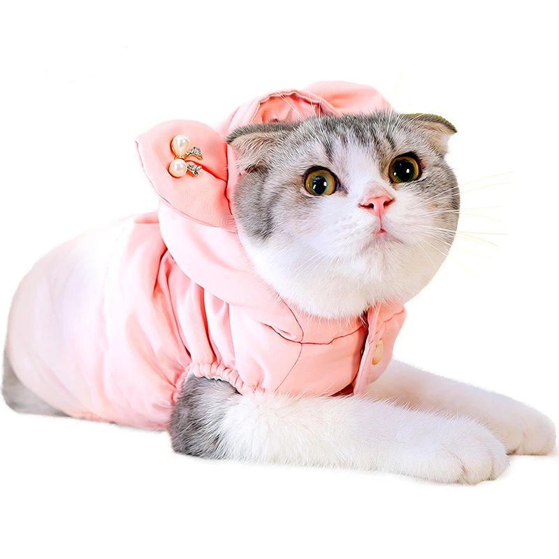 Windproof Warm Cat Costume Hoodies Luxury Cats Clothing Pets Christmas Cat  Clothes Ropa Para Gatos Pet Coats Products OO50WY|Quần Áo Cho Mèo| -  AliExpress
